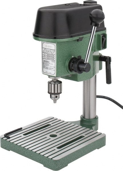 Floor Drill Press: 4-5/16" Swing, 115V, 1 Phase