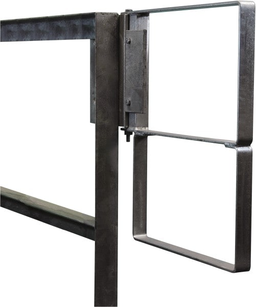 PRO-SAFE GT22H-25-L Carbon Steel Self Closing Rail Safety Gate Image