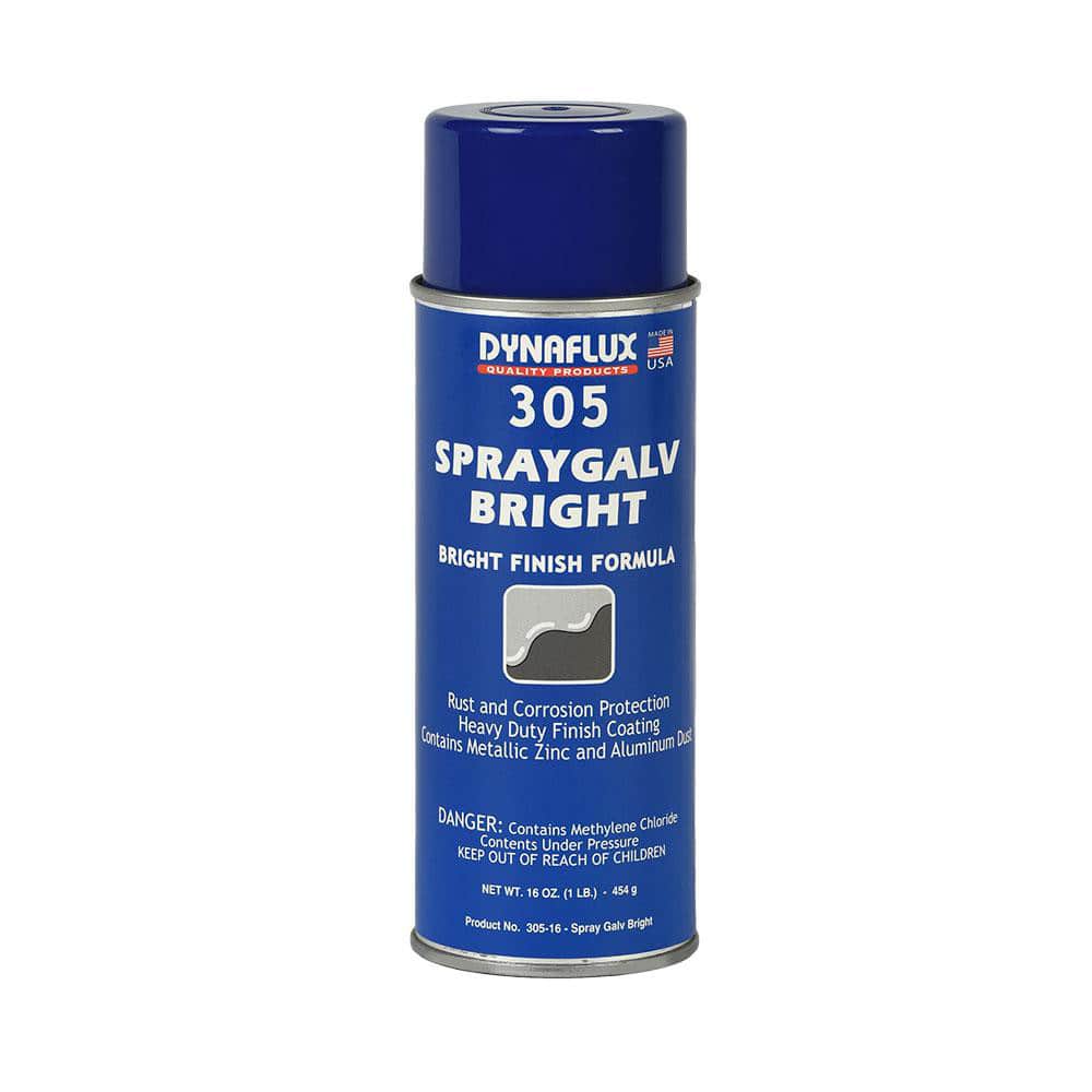 Dynaflux 305-16 Galvanizing Spray: 16 oz Aerosol Can 