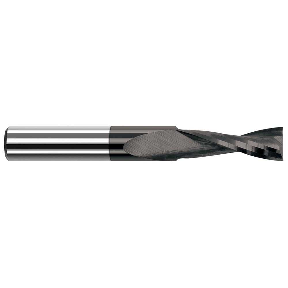 Harvey Tool 48716-C4 Square End Mill: 1/4 Dia, 3/4 LOC, 1/4 Shank Dia, 2-1/2 OAL, 2 Flutes, Solid Carbide Image