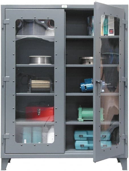Strong Hold 4 Shelf 6 Bin Visible Storage Cabinet 03202272
