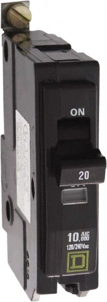 Square D QOB140 40 Amp, 240 VAC, 1 Pole, Bolt On Miniature Circuit Breaker Image