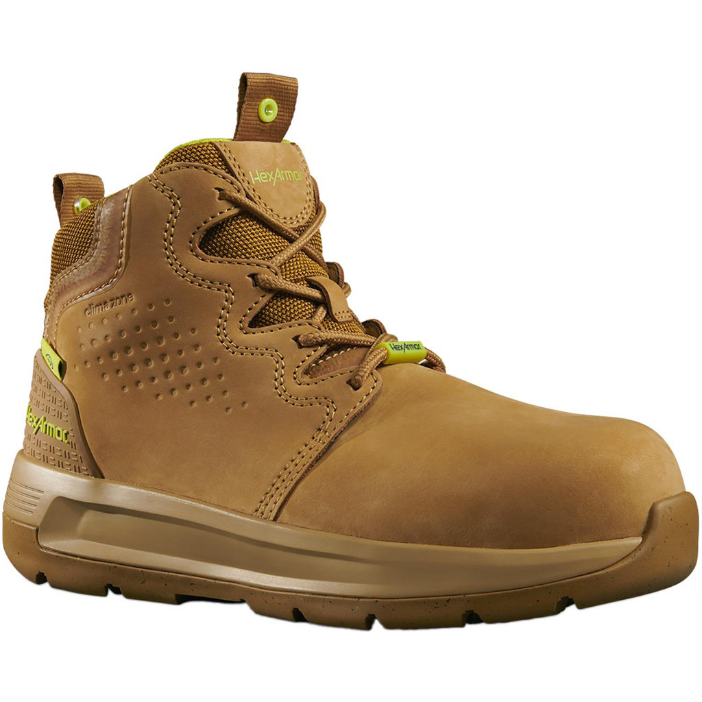 HexArmor® - Work Boot: Size 14, Leather, Composite Toe, Heat-Resistant ...
