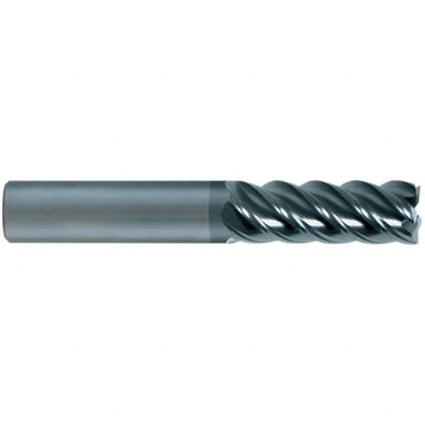 SGS 32660 Square End Mill: 5/16 Dia, 13/16 LOC, 5/16 Shank Dia, 2-1/2 OAL, 5 Flutes, Solid Carbide Image