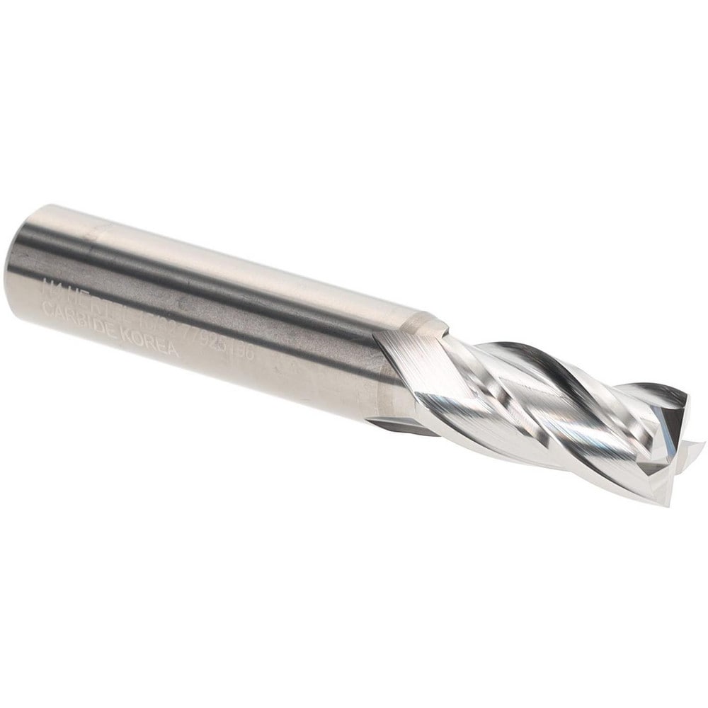 Hertel 750514 Square End Mill: 15/32" Dia, 4 Flutes, 1" LOC, Solid Carbide, 30 ° Helix Image