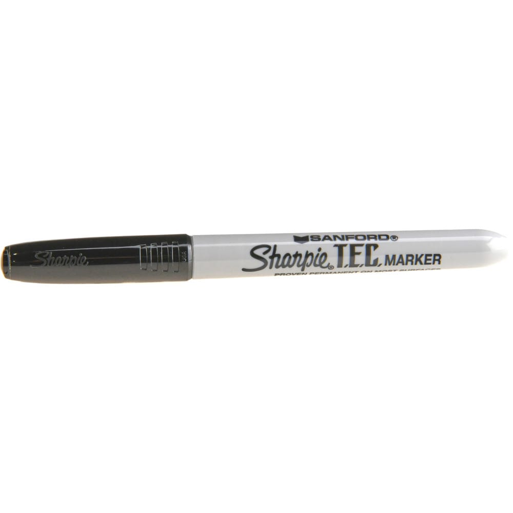 T.E.C. Permanent Marker, Fine Bullet Tip, Black T.E.C. Permanent Marker, Fine Bullet Tip, Black