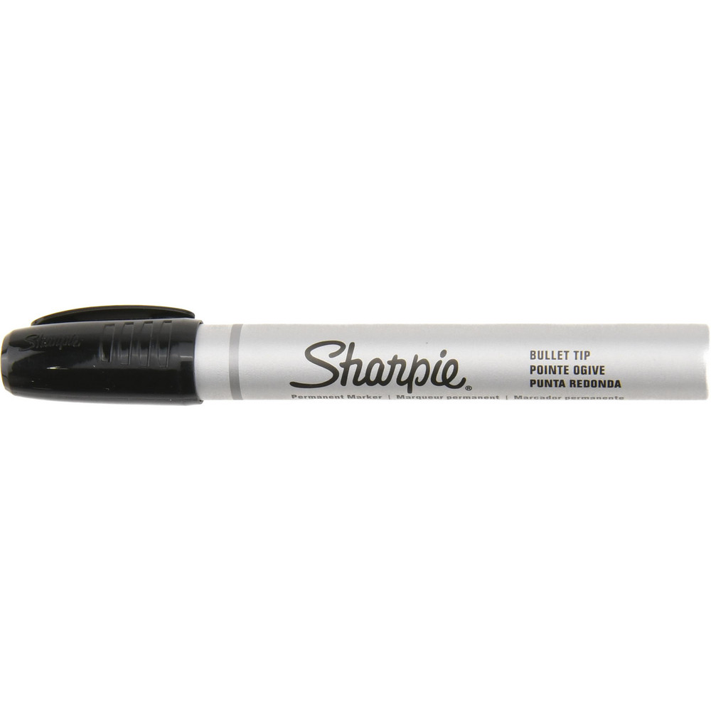 Permanent Marker: Black, AP Non-Toxic, Bullet Point