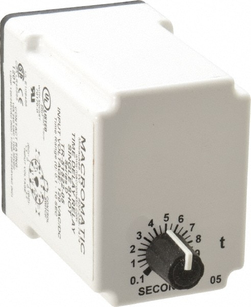 Macromatic TR-51522-05 11 Pin, Multiple Range DPDT Time Delay Relay Image