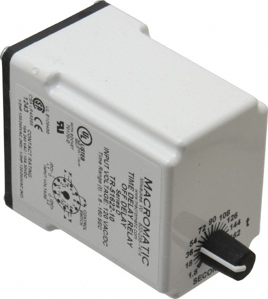 Macromatic TR-51622-10 11 Pin, Multiple Range DPDT Time Delay Relay 