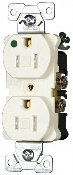 Cooper Wiring Devices - 125 Vac 15a Nema 5-15r Hospital Grade Brown 