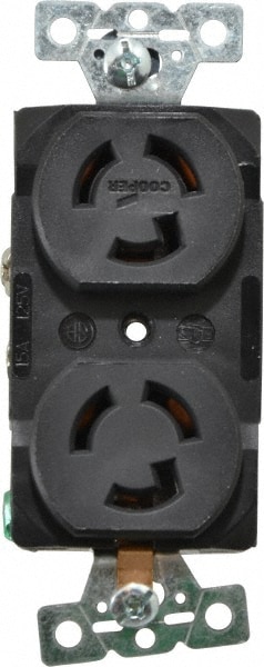 Cooper Wiring Devices WD4700 125 VAC, 15 Amp, L5-15R NEMA, Receptacle Image