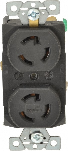 Cooper Wiring Devices WD4750 277 VAC, 15 Amp, L7-15R NEMA, Receptacle Image