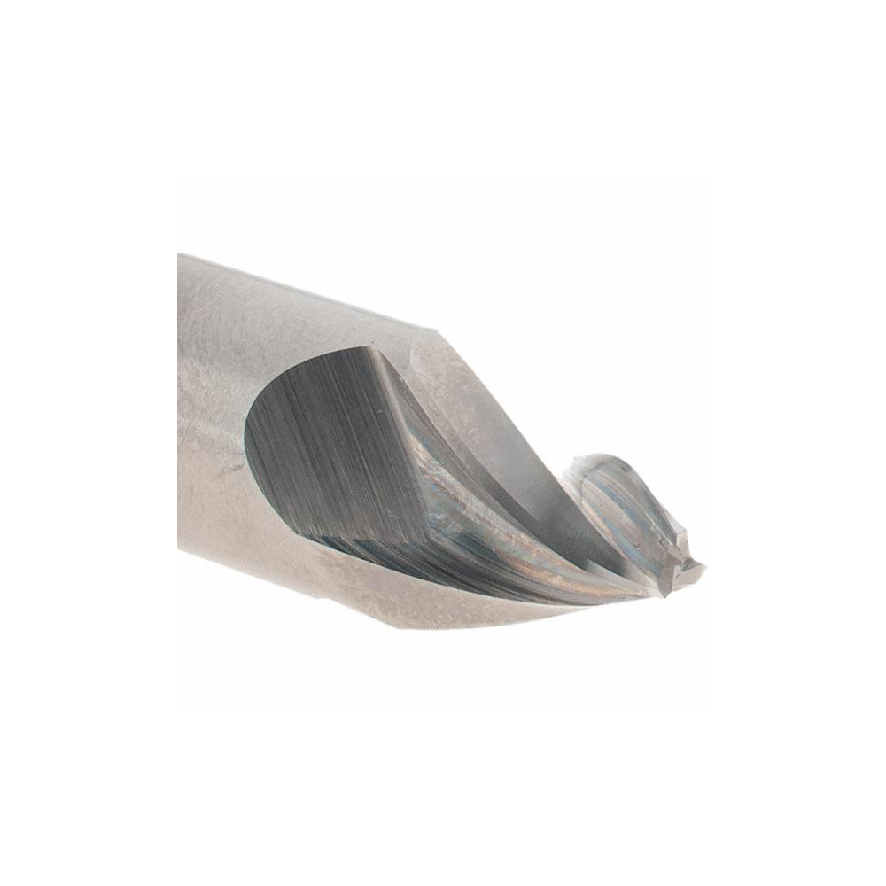 Conical Cutting Tools - Tapered End Mill: 20 deg Angle per Side, 1/8 ...
