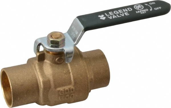 Legend Valve 101-085NL Full Port Bi-Directional Manual Ball Valve: 1" Pipe, Full Port Image