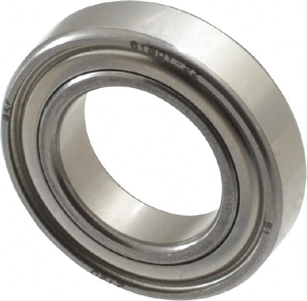 SKF 61801-2Z Thin Section Ball Bearing: 12 mm Bore Dia, 21 mm OD, 5 mm OAW 