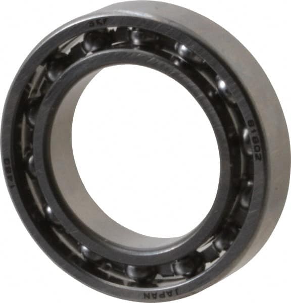 SKF 61802 Thin Section Ball Bearing: 15 mm Bore Dia, 24 mm OD, 5 mm OAW, Open 