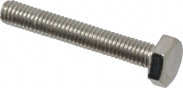 Value Collection 3MAHC0030020CP Hex Head Cap Screw: M3 x 0.50 x 20 mm, Grade 18-8 & Austenitic Grade A2 Stainless Steel, Uncoated Image