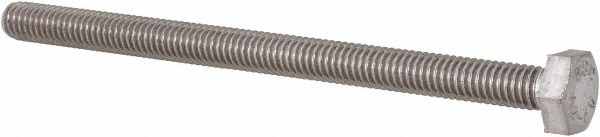 Value Collection 3MAHC0040060CP Hex Head Cap Screw: M4 x 0.70 x 60 mm, Grade 18-8 & Austenitic Grade A2 Stainless Steel, Uncoated Image