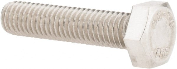 Value Collection - Hex Head Cap Screw: M8 x 1.25 x 35 mm, Grade 18-8 &  Austenitic Grade A2 Stainless Steel, Uncoated - 78054590 - MSC Industrial  Supply