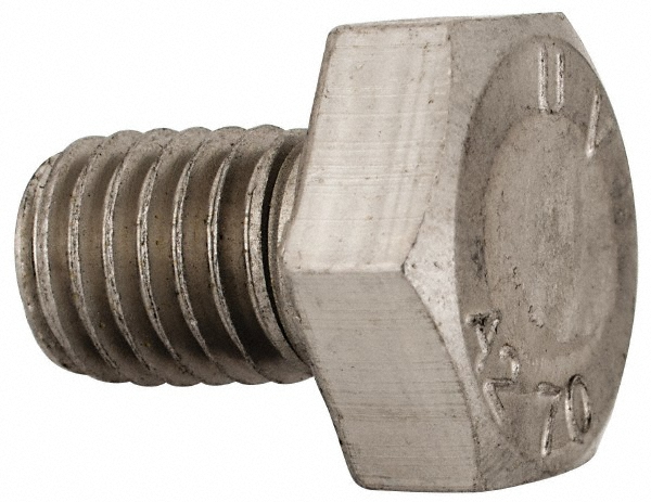 Value Collection 3MAHC0100014CP Hex Head Cap Screw: M10 x 1.50 x 14 mm, Grade 18-8 & Austenitic Grade A2 Stainless Steel, Uncoated Image