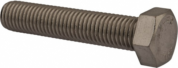 Value Collection 3MAHC0180090CP Hex Head Cap Screw: M18 x 2.50 x 90 mm, Grade 18-8 & Austenitic Grade A2 Stainless Steel, Uncoated Image