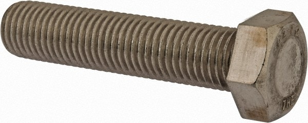 Value Collection 3MAHC0200090CP Hex Head Cap Screw: M20 x 2.50 x 90 mm, Grade 18-8 & Austenitic Grade A2 Stainless Steel, Uncoated Image