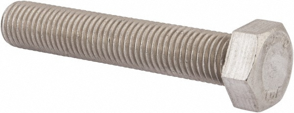 Value Collection 3MAHC0240130CP Hex Head Cap Screw: M24 x 3.00 x 130 mm, Grade 18-8 & Austenitic Grade A2 Stainless Steel, Uncoated Image