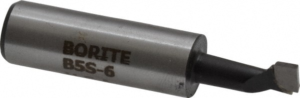 Borite B5S C-6 Boring Bar: 5/16" Min Bore, 3/4" Max Depth, Right Hand Cut, C6 