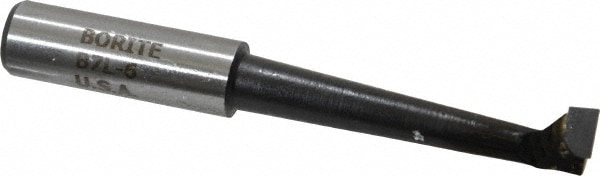 Borite B7L C-6 Boring Bar: 7/16" Min Bore, 2-1/4" Max Depth, Right Hand Cut, C6 Image