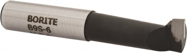 Borite B9S C-6 Boring Bar: 9/16" Min Bore, 1-1/2" Max Depth, Right Hand Cut, C6 Image