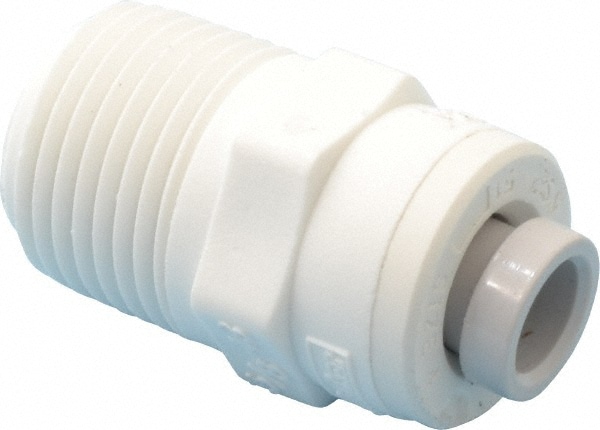 Parker - Push-To-Connect Tube to Pipe Tube Fitting: Connector, 3/8 ...