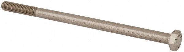 Value Collection 1MAHC0060110CP Hex Head Cap Screw: M6 x 1.00 x 110 mm, Grade 18-8 & Austenitic Grade A2 Stainless Steel, Uncoated Image