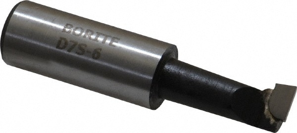 Borite D7S C-6 Boring Bar: 7/16" Min Bore, 1-1/8" Max Depth, Right Hand Cut, C6 Image