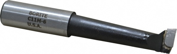 Borite C11M C-6 Boring Bar: 11/16" Min Bore, 2-13/16" Max Depth, Right Hand Cut, C6 Image