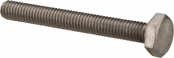 Value Collection 3M4HC0030025CP Hex Head Cap Screw: M3 x 0.50 x 25 mm, Grade 316 & Austenitic Grade A4 Stainless Steel, Uncoated Image