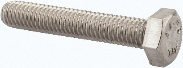 Value Collection 3M4HC0060035CP Hex Head Cap Screw: M6 x 1.00 x 35 mm, Grade 316 & Austenitic Grade A4 Stainless Steel, Uncoated Image