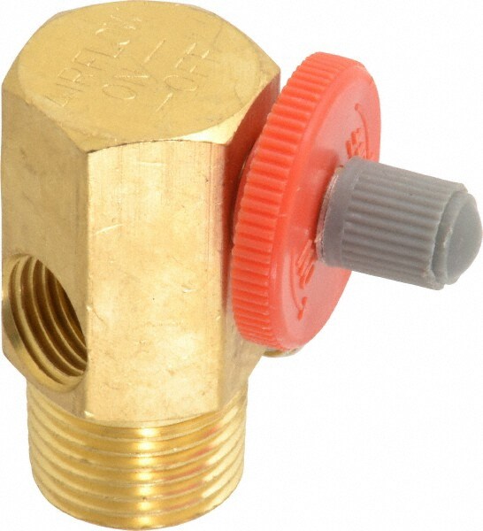 Air Compressor Air Manifold: 1.62" OAD, 1.84" OAH, Use with Carry Tank