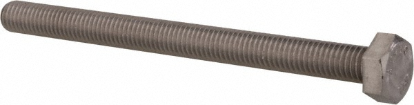 Value Collection 3M4HC0080100CP Hex Head Cap Screw: M8 x 1.25 x 100 mm, Grade 316 & Austenitic Grade A4 Stainless Steel, Uncoated Image
