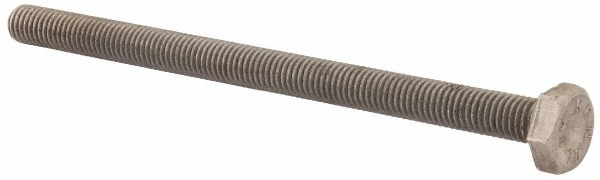 Value Collection 3M4HC0100150CP Hex Head Cap Screw: M10 x 1.50 x 150 mm, Grade 316 & Austenitic Grade A4 Stainless Steel, Uncoated Image