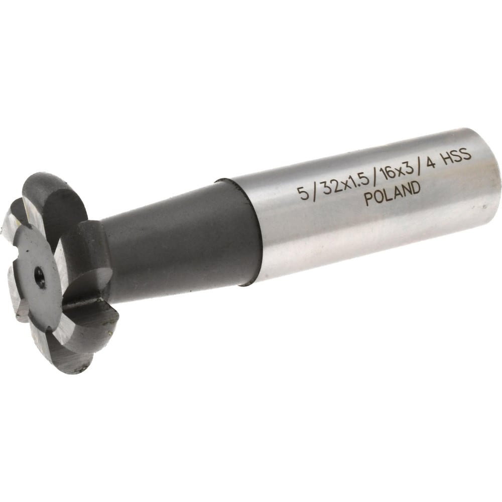 5/32" Radius, 5/16" Circle Diam, 1-5/16" Cutter Diam, Shank Connection, Convex Radius Cutter