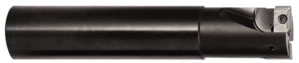 Tungaloy 6843464 5/8" Cut Diam, 0.275" Max Depth, 5/8" Shank Diam, Cylindrical Shank, 7" OAL Indexable Square-Shoulder End Mill 