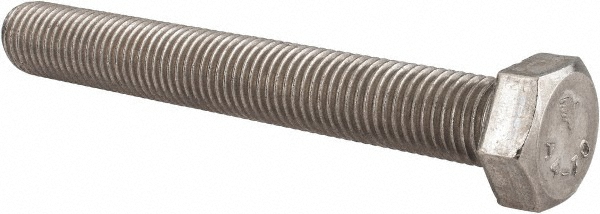 Value Collection 3M4HC0160120CP Hex Head Cap Screw: M16 x 2.00 x 120 mm, Grade 316 & Austenitic Grade A4 Stainless Steel, Uncoated Image