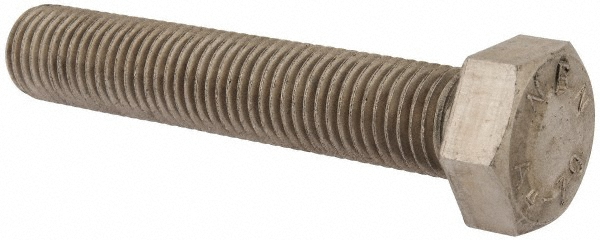 Value Collection 3M4HC0200110CP Hex Head Cap Screw: M20 x 2.50 x 110 mm, Grade 316 & Austenitic Grade A4 Stainless Steel, Uncoated Image