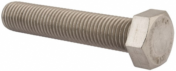 Value Collection 3M4HC0240120CP Hex Head Cap Screw: M24 x 3.00 x 120 mm, Grade 316 & Austenitic Grade A4 Stainless Steel, Uncoated Image