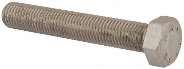 Value Collection 3M4HC0240150CP Hex Head Cap Screw: M24 x 3.00 x 150 mm, Grade 316 & Austenitic Grade A4 Stainless Steel, Uncoated Image