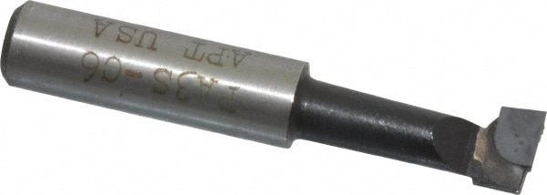 Made in USA PA3S C6 Boring Bar: 3/8" Min Bore, 15/16" Max Depth, Right Hand Cut, C6 Image