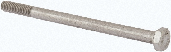 Value Collection 1M4HC0060090CP Hex Head Cap Screw: M6 x 1.00 x 90 mm, Grade 316 & Austenitic Grade A4 Stainless Steel, Uncoated Image