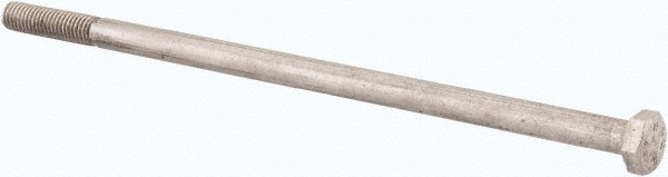 Value Collection 1M4HC0080180CP Hex Head Cap Screw: M8 x 1.25 x 180 mm, Grade 316 & Austenitic Grade A4 Stainless Steel, Uncoated Image