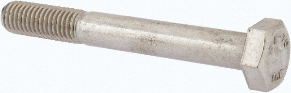 Value Collection 1M4HC0100080CP Hex Head Cap Screw: M10 x 1.50 x 80 mm, Grade 316 & Austenitic Grade A4 Stainless Steel, Uncoated Image