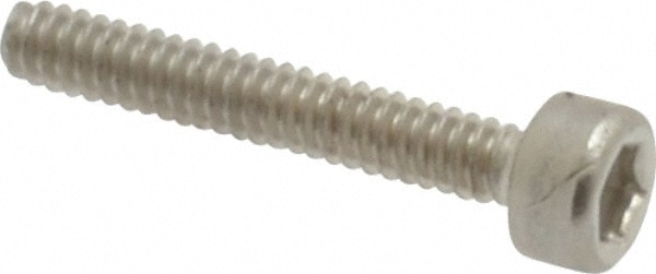 Value Collection MASC00160010CP Hex Head Cap Screw: M1.6 x 0.35 x 10 mm, Grade 18-8 & Austenitic Grade A2 Stainless Steel, Uncoated Image